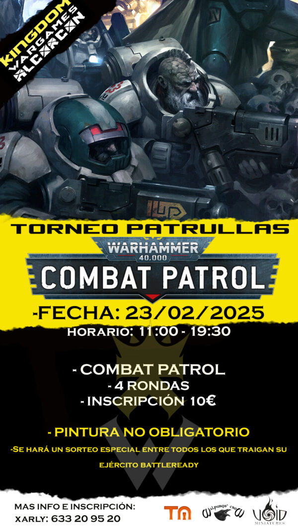 Torneo Patrullas W40K 23/2/2025 KINGDOM ALCORCON