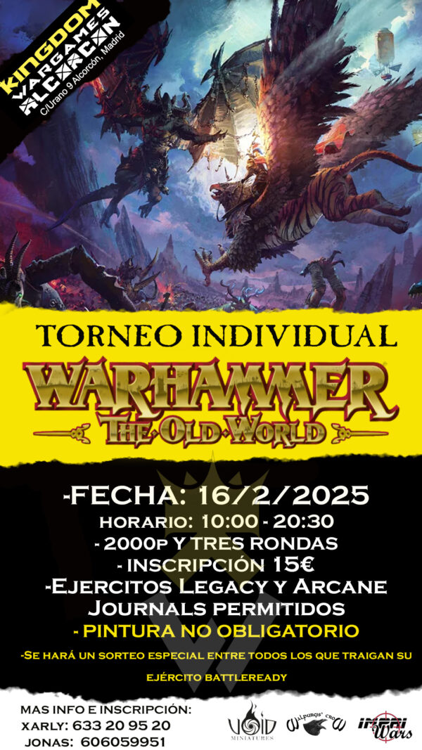 Torneo Individual TOW 16/2/2025 KINGDOM ALCORCON