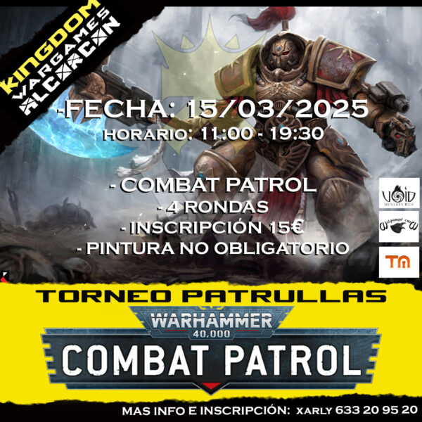 Torneo Patrullas W40K 15/3/2025 KINGDOM ALCORCON